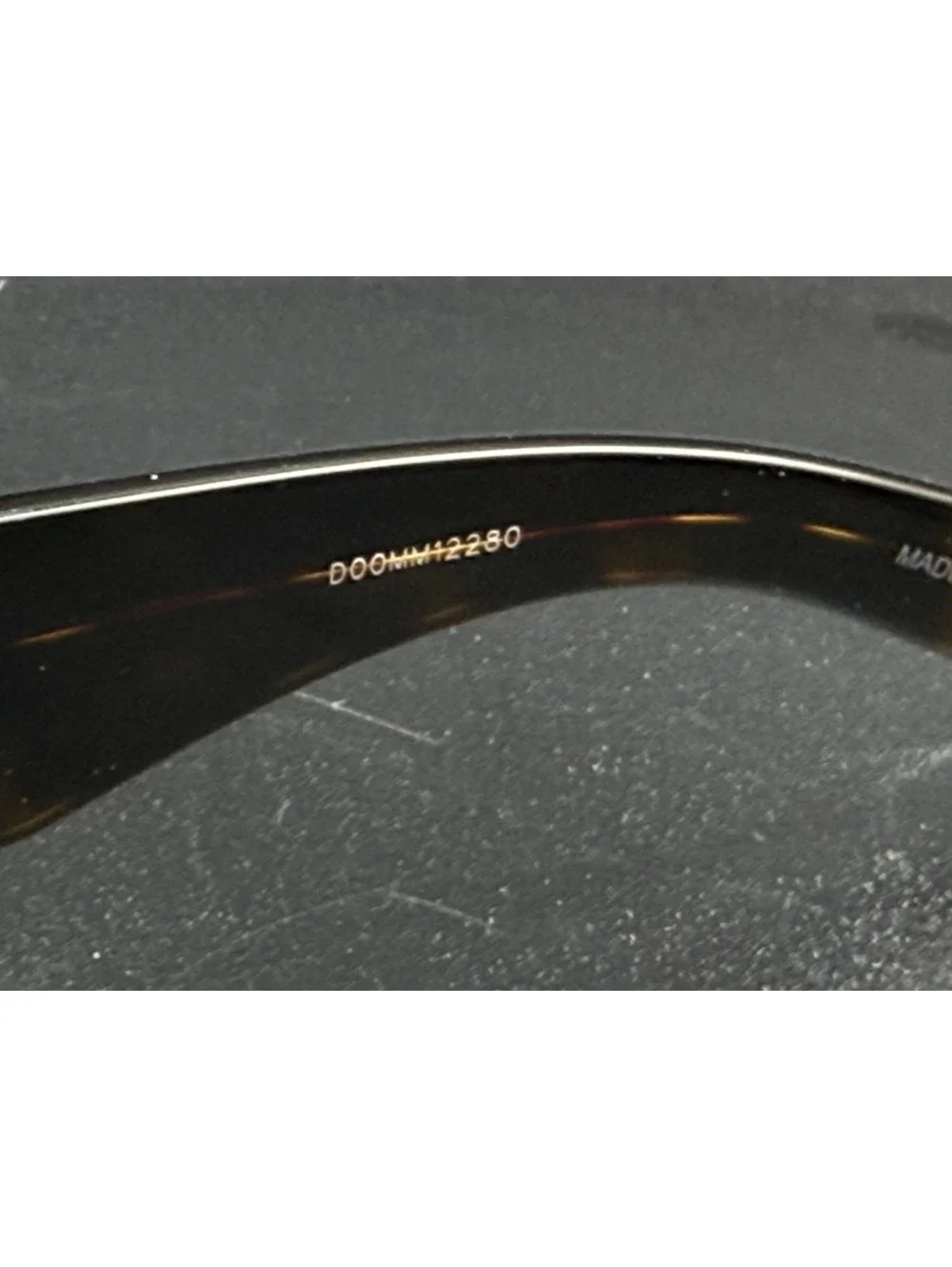 Saint Laurent SL 809 Tortoiseshell Rectangular Sunglasses - Picture 5 of 12